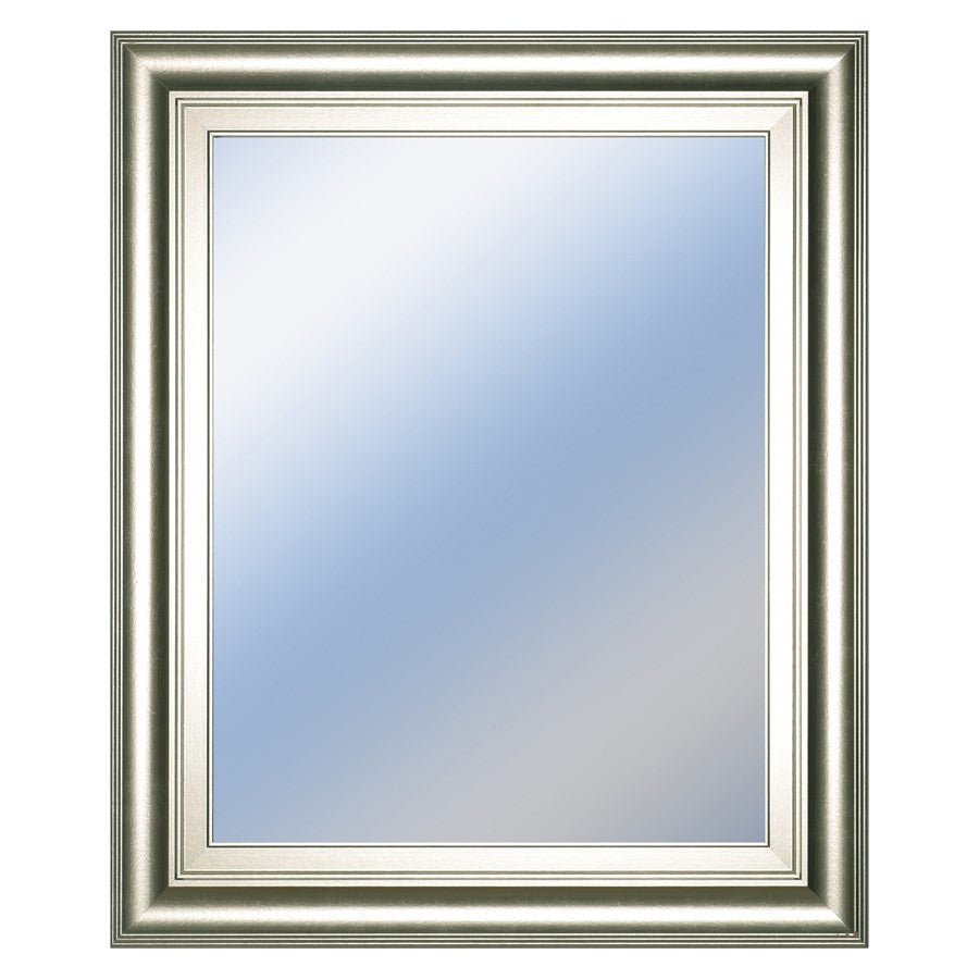 Classy Living Traditional Elegance Wall Mirror 22"x26", Silver Serenity