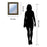 Classy Living Traditional Elegance Wall Mirror 22"x26", Brown Frame