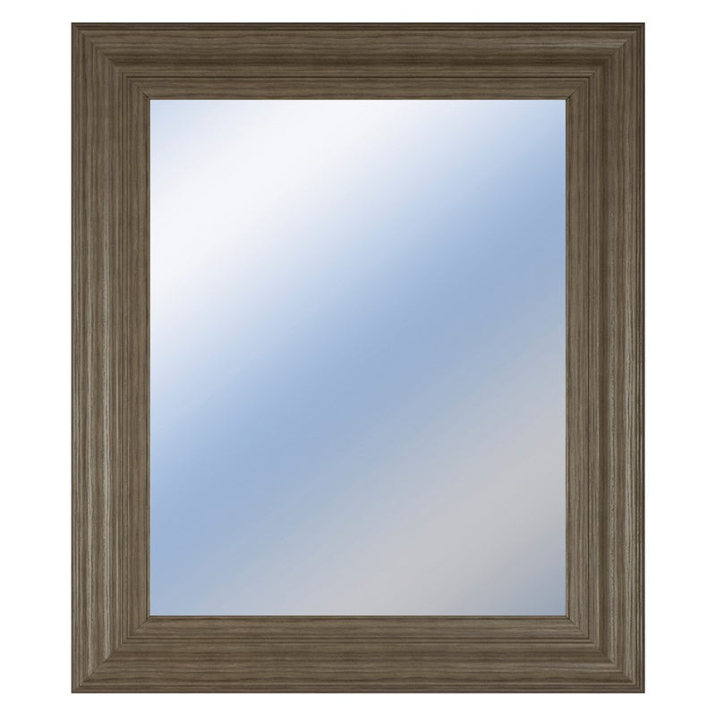 Classy Living Traditional Elegance Wall Mirror 22"x26", Tranquil Ash