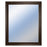 Classy Living Traditional Elegance Wall Mirror 34"x40", Cinnamon Mocha