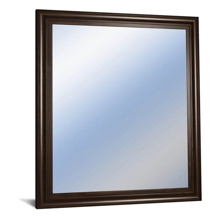 Classy Living Traditional Elegance Wall Mirror 34"x40", Cinnamon Mocha
