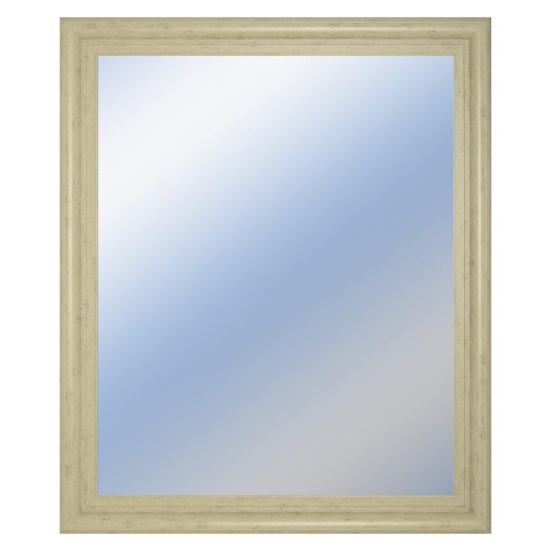 Classy Living Traditional Elegance Wall Mirror 34"x40", Ivory Bliss