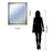 Classy Living Traditional Elegance Wall Mirror 34"x40", Silver Frame