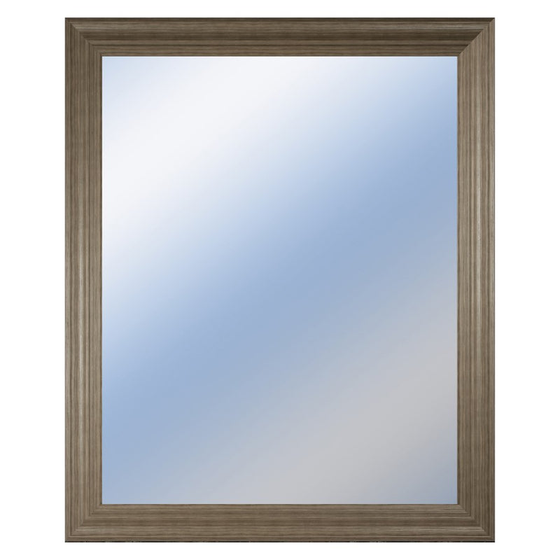 Classy Living Traditional Elegance Wall Mirror 34"x40", Tranquil Ash