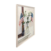 Classy Living Classic Patriotic, Ivory/Brown/Clear/Red/White/Blue/Green