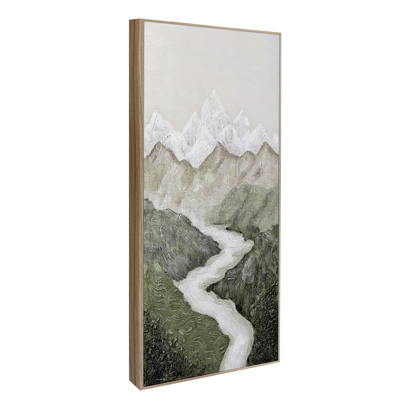 Classy Living Poetic Verdant Passage II, Green/Ivory/Taupe/Black