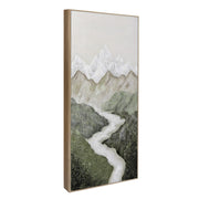 Classy Living Poetic Verdant Passage II, Green/Ivory/Taupe/Black