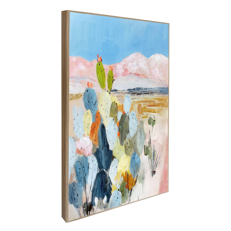 Classy Living Vibrant Desert Blush II 36"x24", Natural/Black