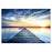 Classy Living Peaceful Panoramaless Glass Wall Art 60"x40", Multi