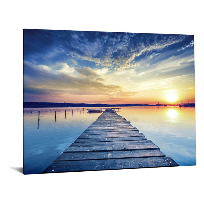 Classy Living Peaceful Panoramaless Glass Wall Art 60"x40", Multi