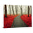 Classy Living Autumn Road Frameless Glass Wall Art 60"x40", Red