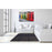 Classy Living Phone Booths,Tempered Glass Wall Art 60"x40", Multi