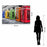 Classy Living Phone Booths,Tempered Glass Wall Art 60"x40", Multi