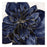 Classy Living Blue Flower Frameless Glass Wall Art 50"x50", Navy - SF1240