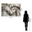 Classy Living Horses Together Frameless Glass Wall Art 60"x40", Multi