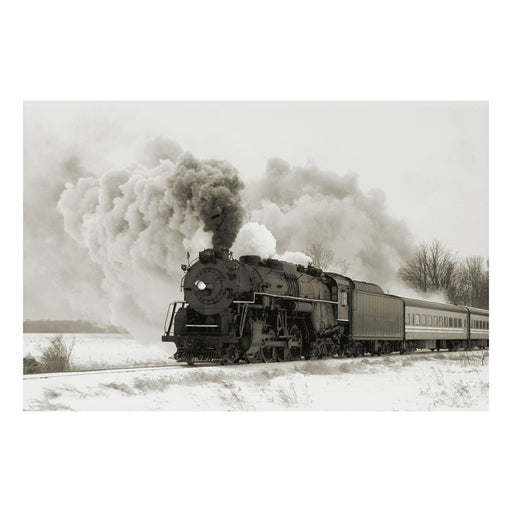 Classy Living Railroad Smoke Frameless Glass Wall Art 60"x40", Multi