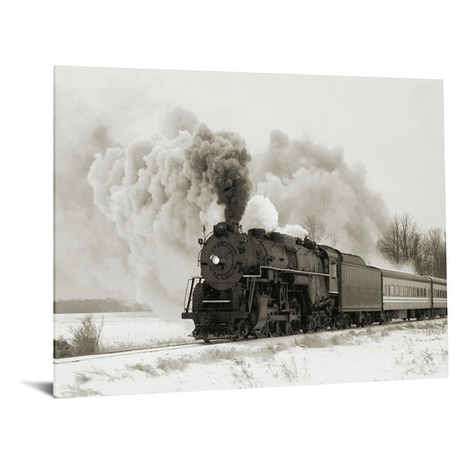 Classy Living Railroad Smoke Frameless Glass Wall Art 60"x40", Multi