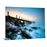 Classy Living Foggy Pier Serenityless Glass Wall Art 60"x40", Blue