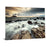 Classy Living Breaking Water Frameless Glass Wall Art 60"x40", Multi