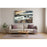 Classy Living Breaking Water Frameless Glass Wall Art 60"x40", Multi