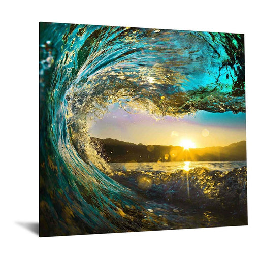 Classy Living Catching the Sunless Glass Wall Art 50"x50", Multi