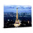Classy Living Paris at Night Frameless Glass Wall Art 60"x40", Multi