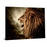 Classy Living Hear me Roar Frameless Glass Wall Art 60"x40", Multi