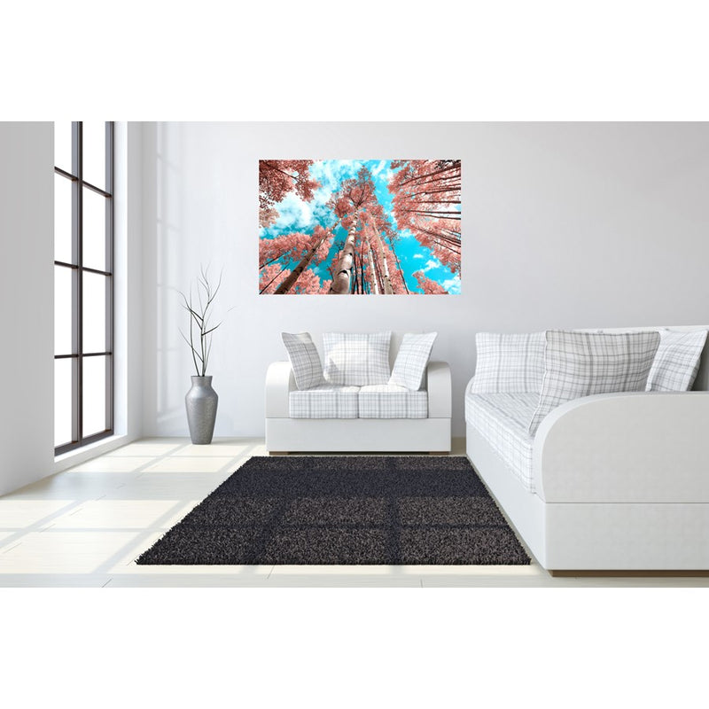 Classy Living Cherry Blossom Heightsless Glass Wall Art 60"x40", Multi