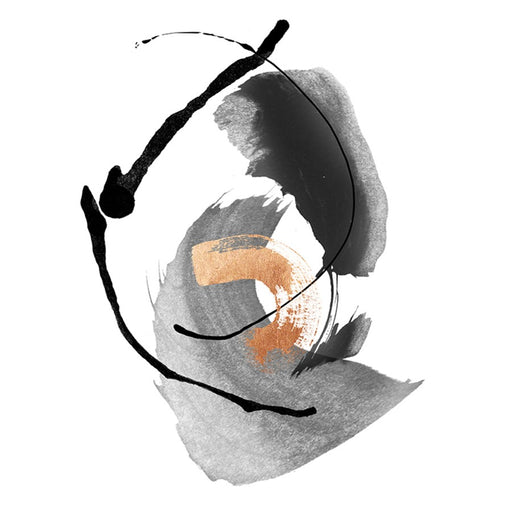 Classy Living Copper Pulse Frameless Glass Wall Art 40"x60", Multi - SF1382