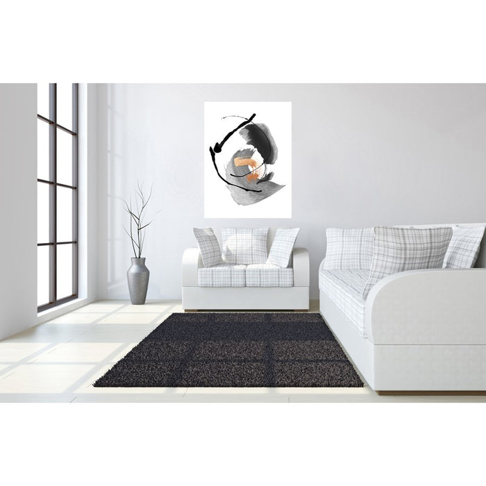 Classy Living Copper Pulse Frameless Glass Wall Art 40"x60", Multi
