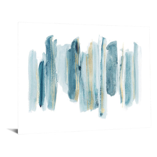 Classy Living Pallet Lineup IIless Glass Wall Art 60"x40", Blue
