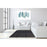 Classy Living Pallet Lineup IIless Glass Wall Art 60"x40", Blue