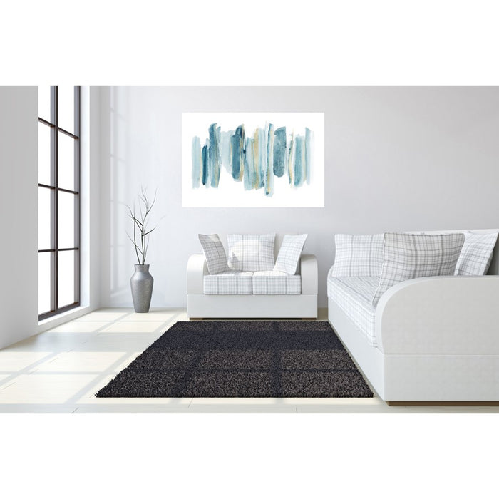 Classy Living Pallet Lineup IIless Glass Wall Art 60"x40", Blue