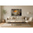 Classy Living Flutter Frameless Glass Wall Art 60"x40", Multi