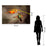 Classy Living Flutter Frameless Glass Wall Art 60"x40", Multi