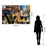 Classy Living Midnight Grid Frameless Glass Wall Art 60"x40", Multi