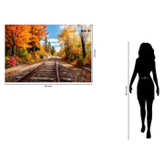 Classy Living Expansive Autumn Passage, Orange/Gold/Blue/Brown/Green