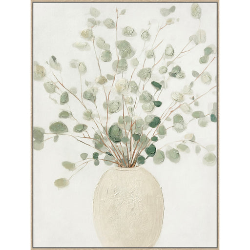 Classy Living Poetic Soft Grove II 39"x30", Ivory/Sage/Natural