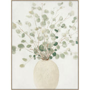 Classy Living Poetic Soft Grove II 39"x30", Ivory/Sage/Natural