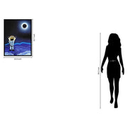 Classy Living Vibrant Shoot the Stars by Joy Hernandez, Black/Blue/White