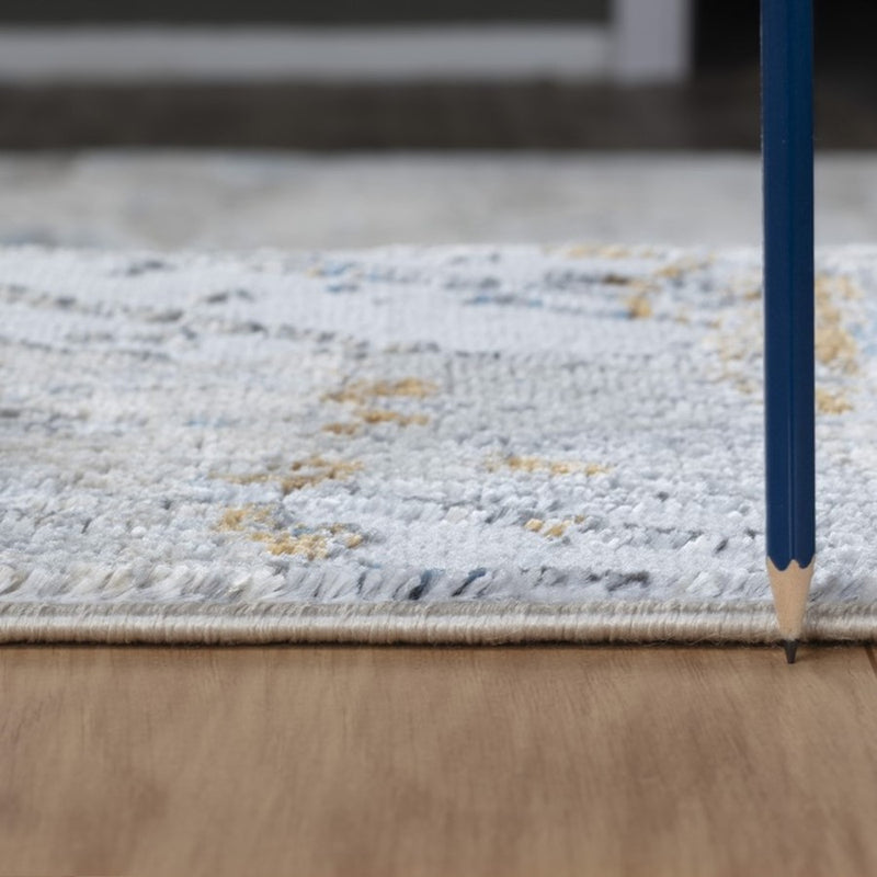 Conrad Home 055 Abstract Art 5'3' x 7' Abstract Rug, Off White