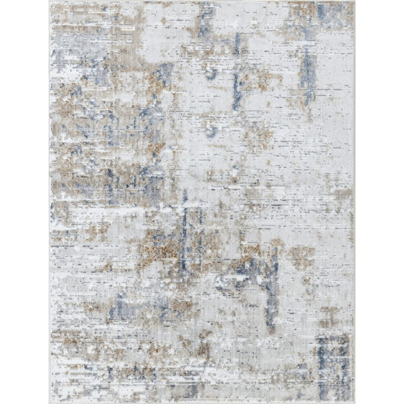 Conrad Home 058 Abstract Art 7'10" x 9'10" Abstract Rug, Off White