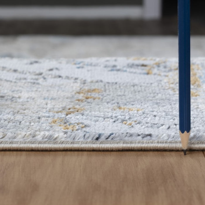 Conrad Home 058 Abstract Art 7'10" x 9'10" Abstract Rug, Off White