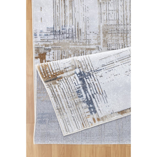 Conrad Home 068 Abstract Art 7'10" x 9'10" Abstract Rug, Off White