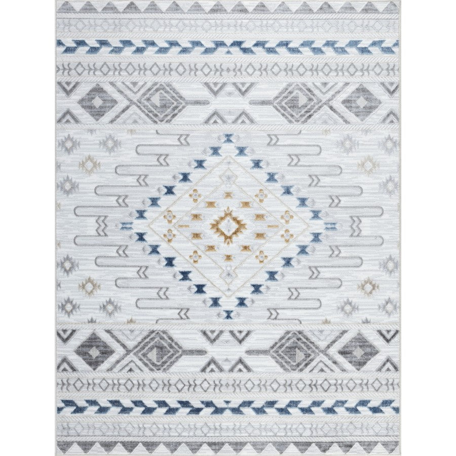 Conrad Home Cambridge 7'10" x 9'10" Rug, Off-White SW/Medallion - CAM80018-10