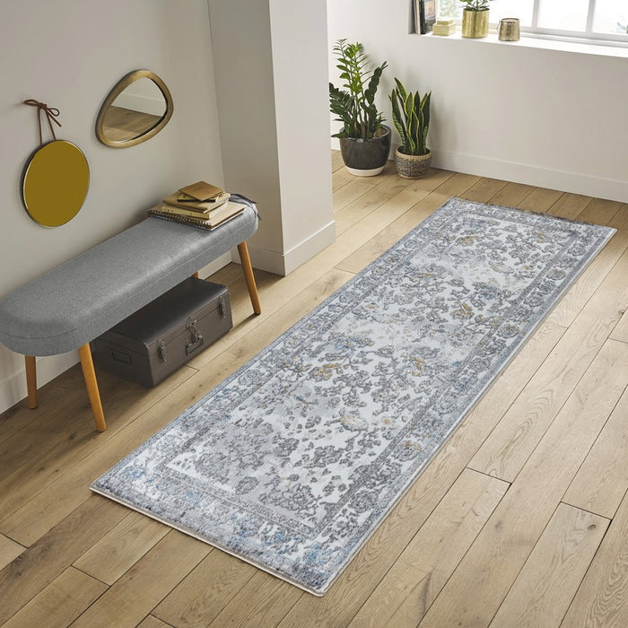 Conrad Home Cambridge 5'3' x 7' Trad Rug, Grey Trad/All Over