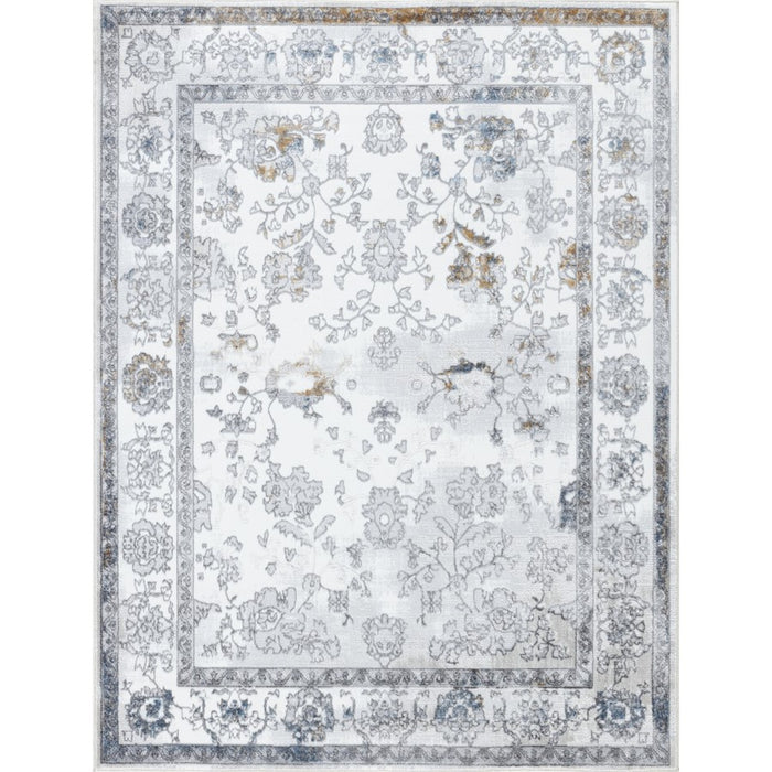 Conrad Home Cambridge 7'10" x 9'10" Trad Rug, Grey Trad/All Over
