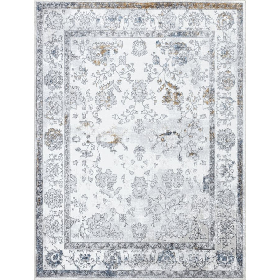 Conrad Home Cambridge 7'10" x 9'10" Trad Rug, Grey Trad/All Over