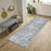 Conrad Home Cambridge 7'10" x 9'10" Trad Rug, Grey Trad/All Over