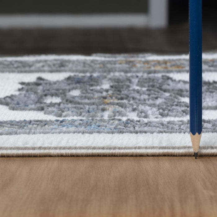 Conrad Home Cambridge 7'10" x 9'10" Trad Rug, Grey Trad/All Over